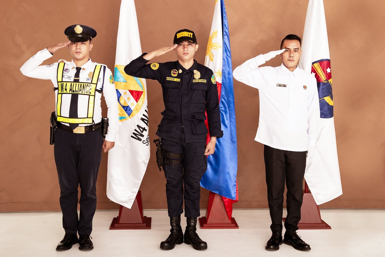 ASG security personnel uniform and gear